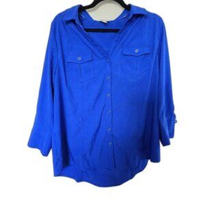 Est 1945 Blue Button Short XL